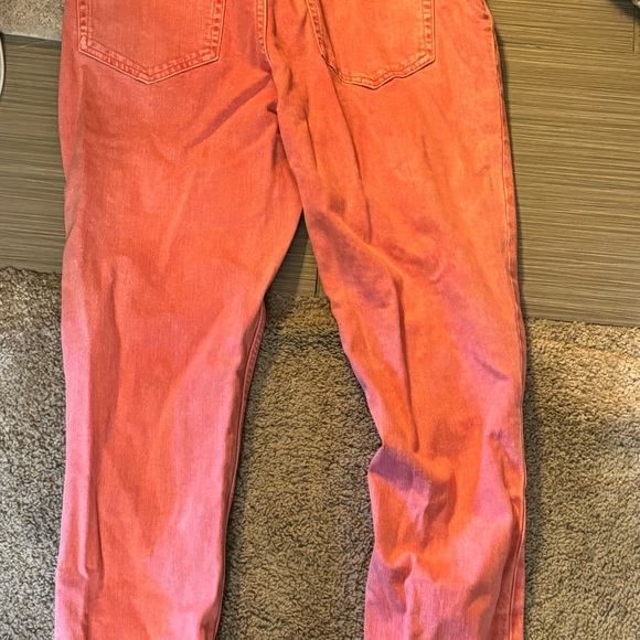 NWT Gap cigarette jeans in melon pink - Picture 3 of 5